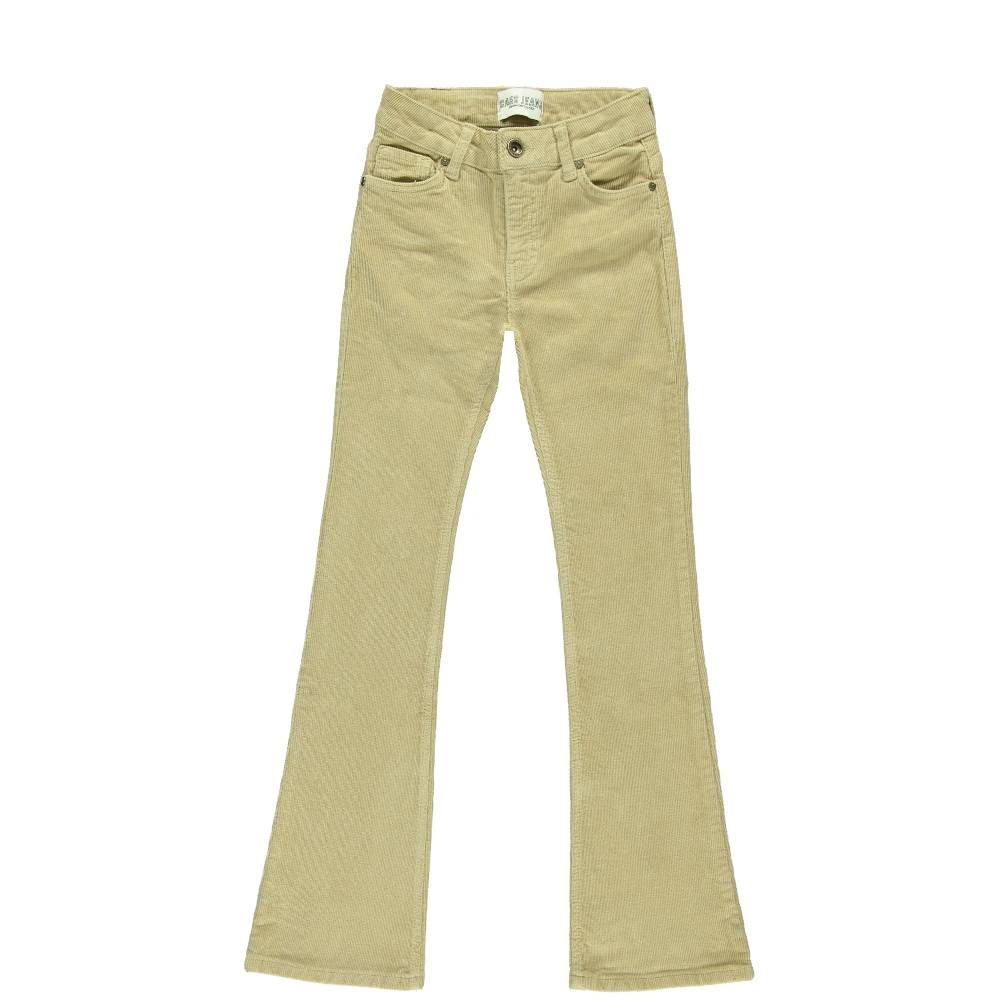 Cars Jeans Desiree Flare Corduroy Khaki Begrenztes Angebot