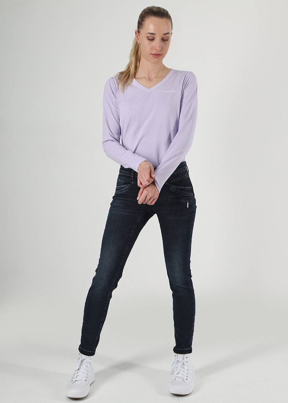 M.O.D SUZY Skinny fit - Slip Blue Black Bestseller