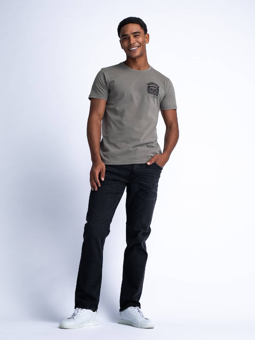Petrol STARLING - Straight Denim (9705 Black Stone) Letzte 3 Tage