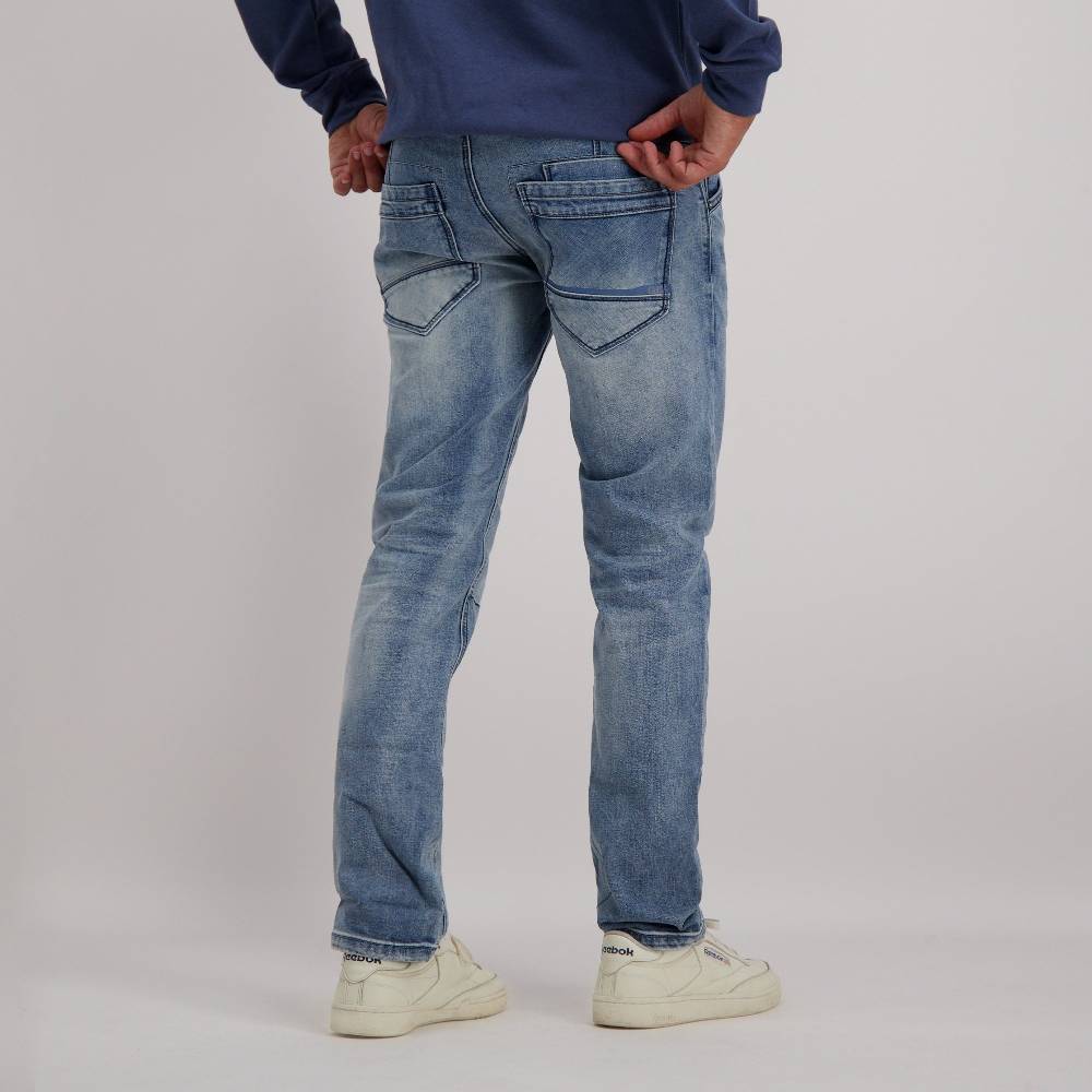 Cars Jeans YARETH Tapered Str. Blue Used Milford Wash Zeitbegrenzte Promotion