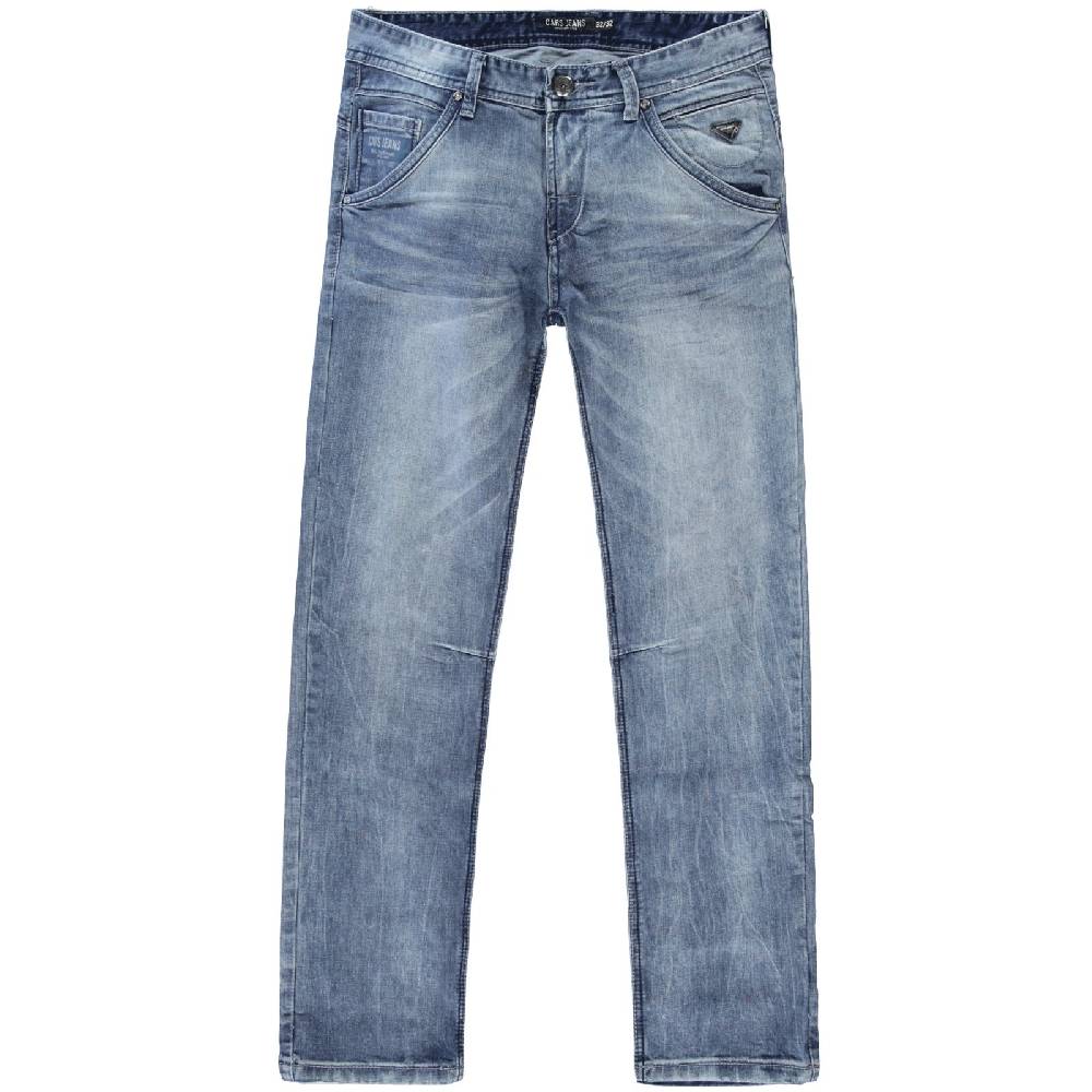 Cars Jeans YARETH Tapered Str. Blue Used Milford Wash Zeitbegrenzte Promotion
