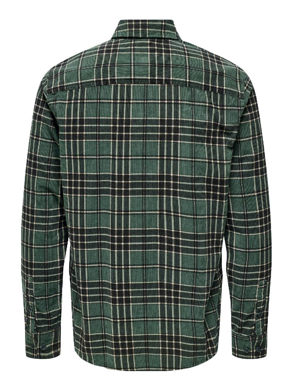 Only & Sons Onsleo REG LS Wash Cord Shirt (236255 Cilantro) Bis zu 50% Rabatt
