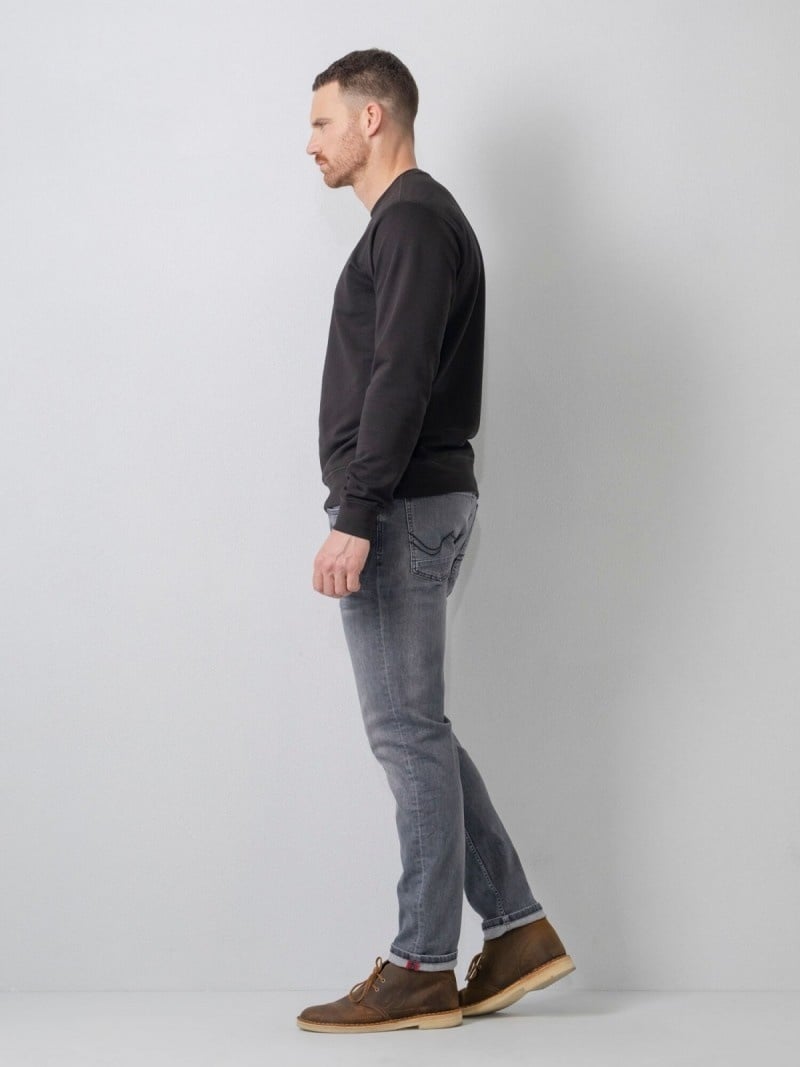 Petrol RUSSEL - Men Denim Tapered (9700 Grey) Kostenloser Versand international