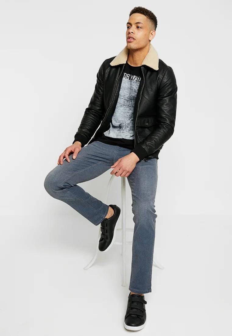 Cars Jeans Henlow Regular Coated Grey Blue Online