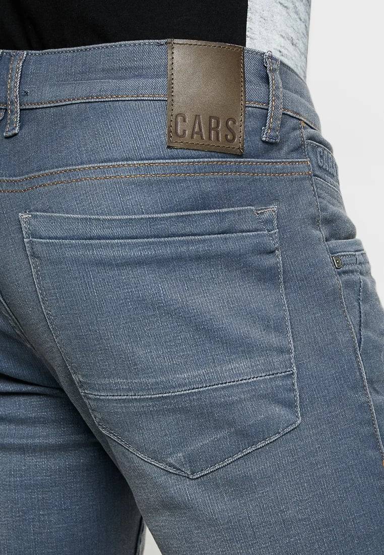 Cars Jeans Henlow Regular Coated Grey Blue Online