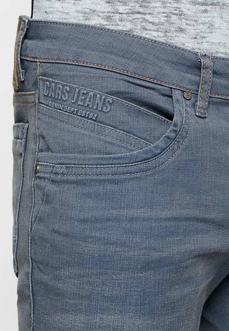 Cars Jeans Henlow Regular Coated Grey Blue Online