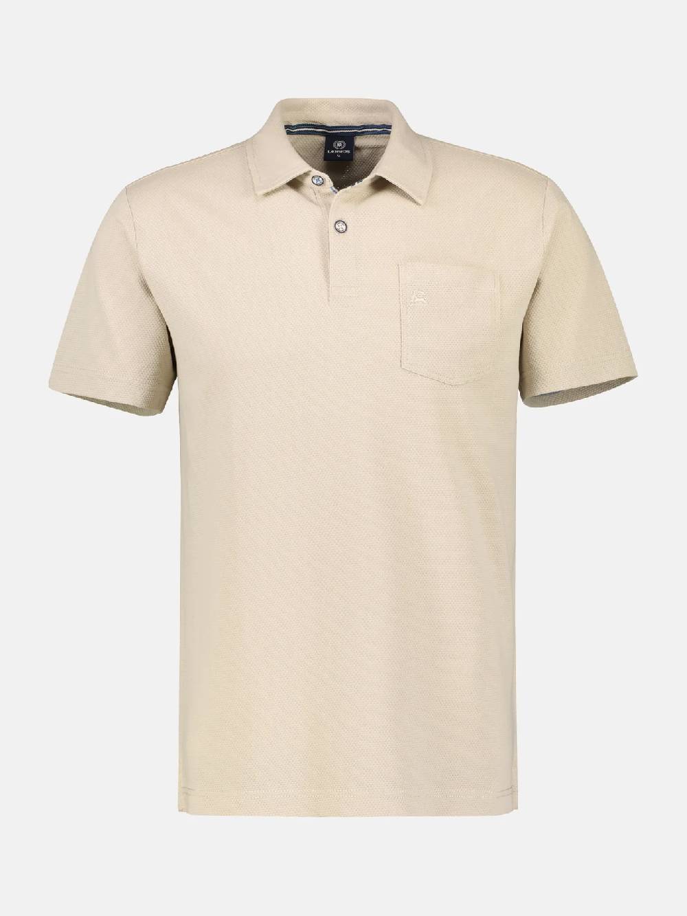 Lerros 2443204 POLOSHIRT IN SPORTIEVE WAFELPIQUÉKWALITEIT (705 LIGHT DUNE BEIGE) im Angebot