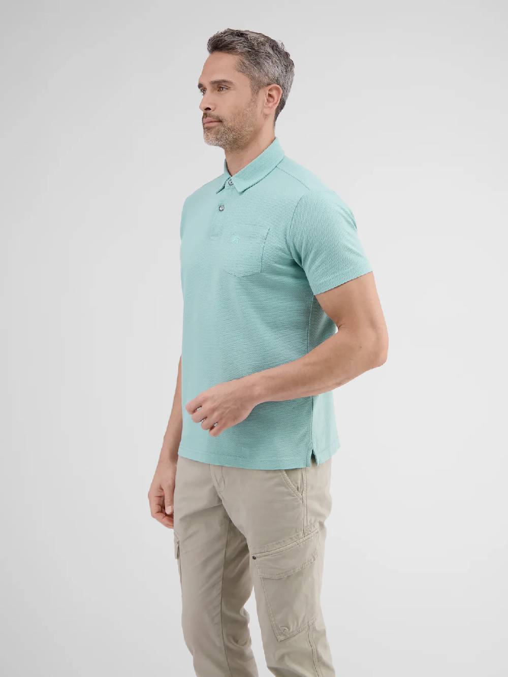 Lerros 2443204 POLOSHIRT IN SPORTIEVE WAFELPIQUÉKWALITEIT (622 COASTAL SEA BLUE) Schlussverkauf