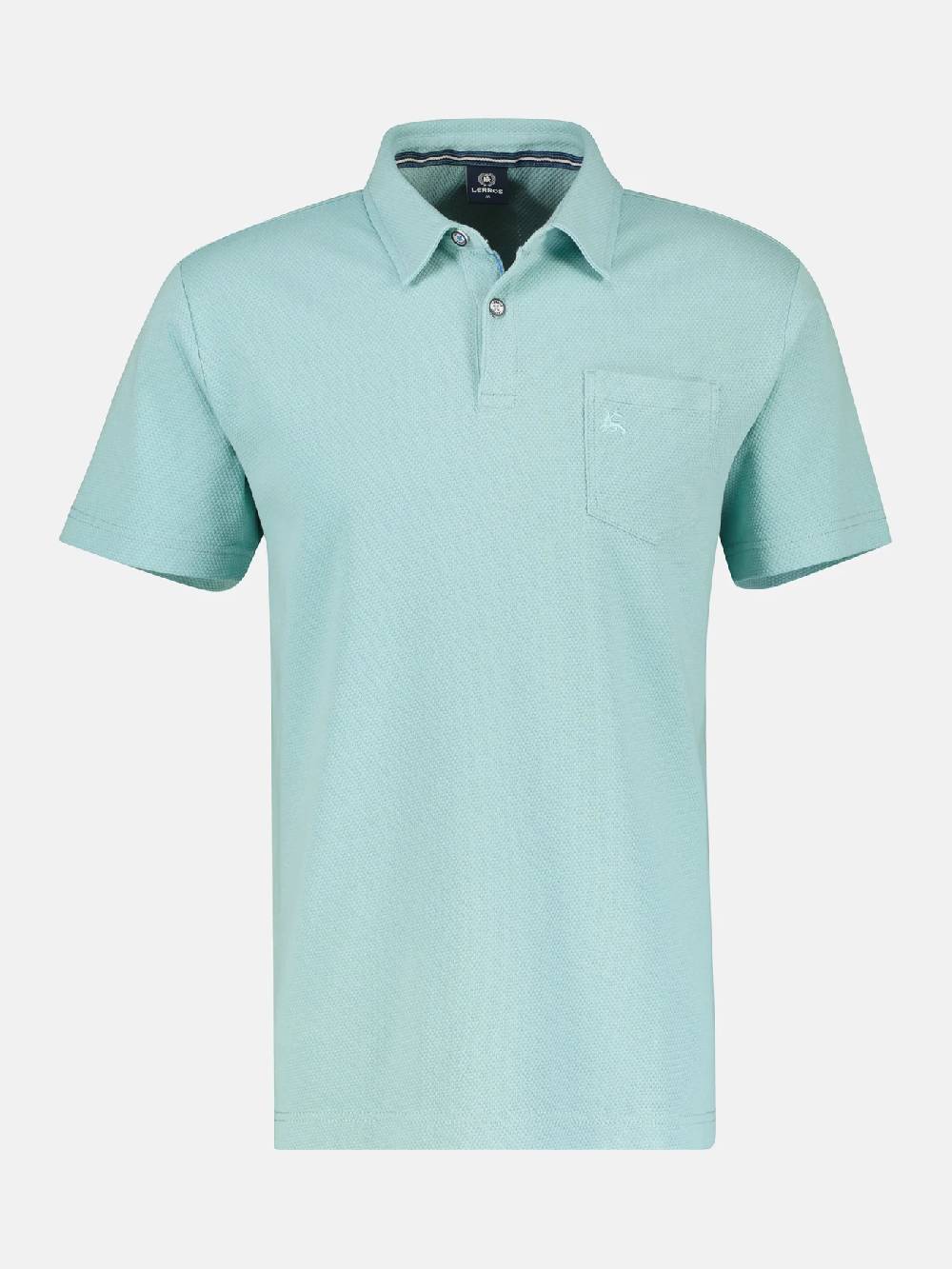 Lerros 2443204 POLOSHIRT IN SPORTIEVE WAFELPIQUÉKWALITEIT (622 COASTAL SEA BLUE) Schlussverkauf
