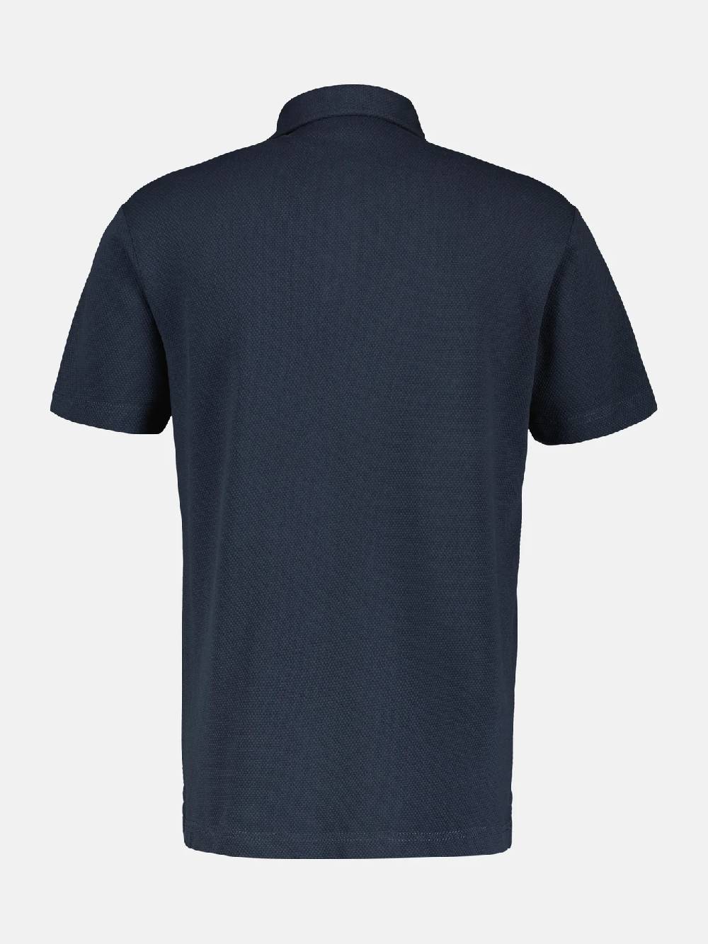 Lerros 2443204 POLOSHIRT IN SPORTIEVE WAFELPIQUÉKWALITEIT (485 CLASSIC NAVY) Günstiger Verkauf
