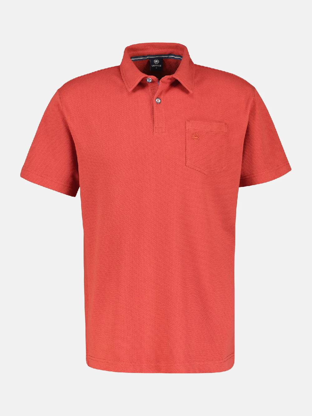 Lerros 2443204 POLOSHIRT IN SPORTIEVE WAFELPIQUÉKWALITEIT (327 DEEP CORAL RED) Meist gekauft