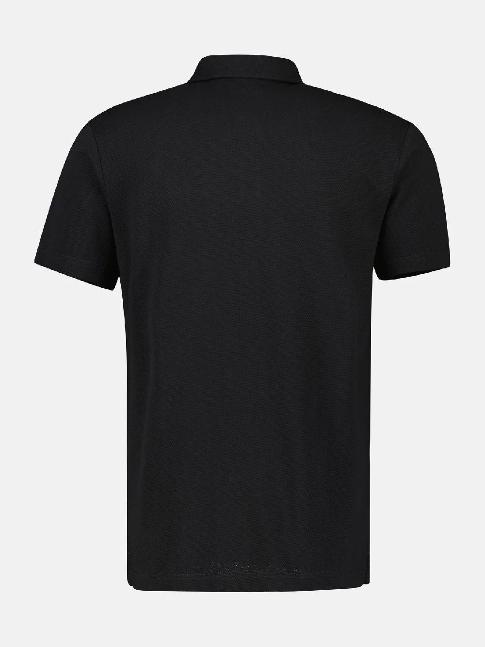 Lerros 2443204 POLOSHIRT IN SPORTIEVE WAFELPIQUÉKWALITEIT (290 BLACK) Blitzverkäufe