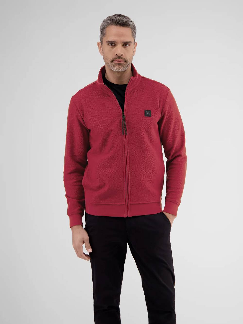 Lerros 2484532 K44 Sweatjacke (362 Deep Garnet Red) Online Shopping