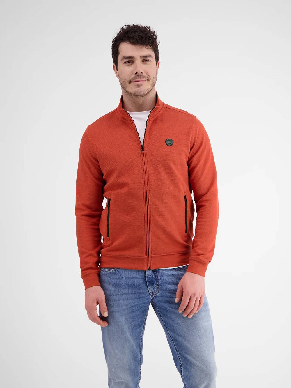 Lerros 2424503 SWEATJACK (327 DEEP CORAL RED) Preisnachlass