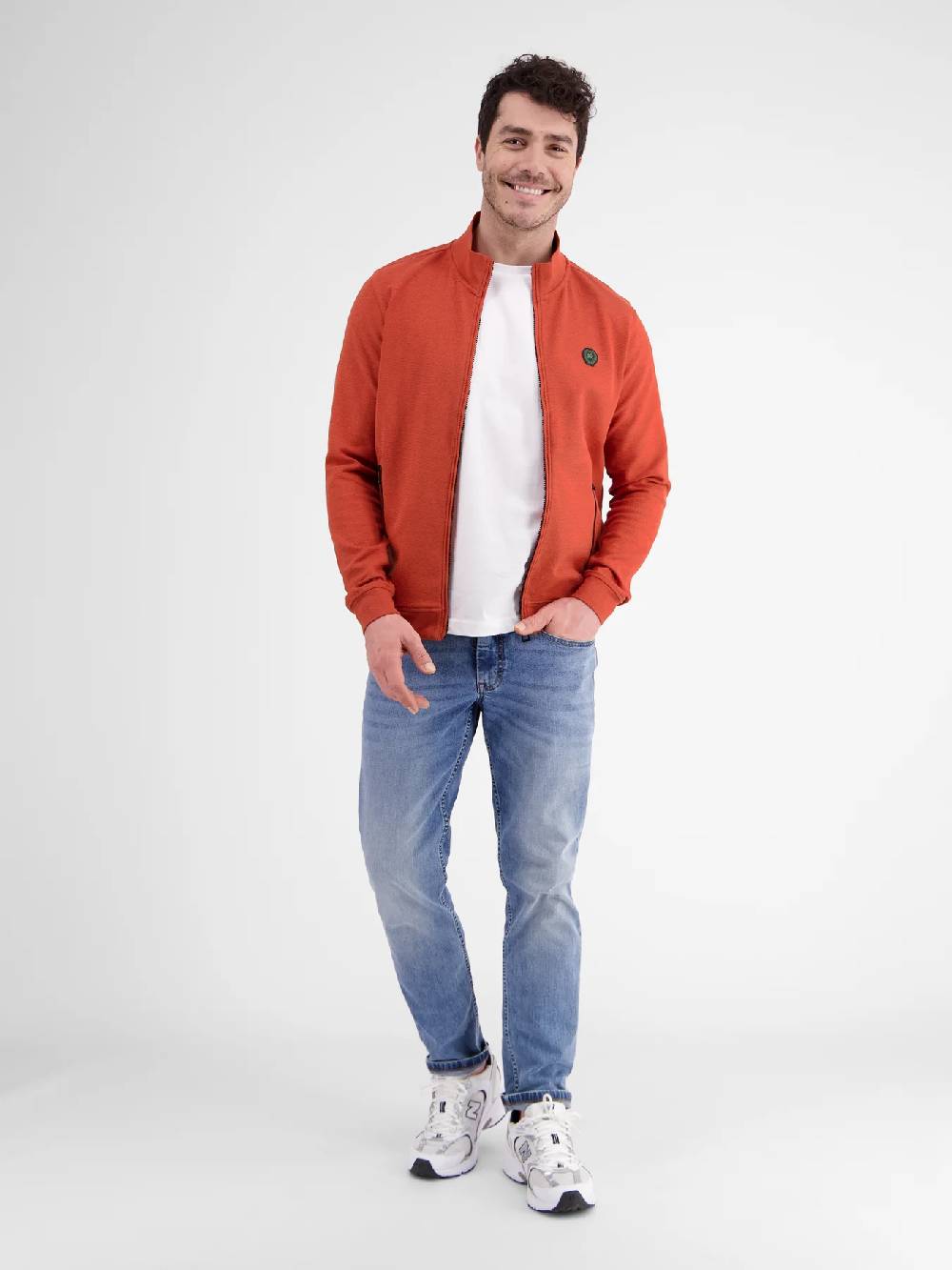 Lerros 2424503 SWEATJACK (327 DEEP CORAL RED) Preisnachlass