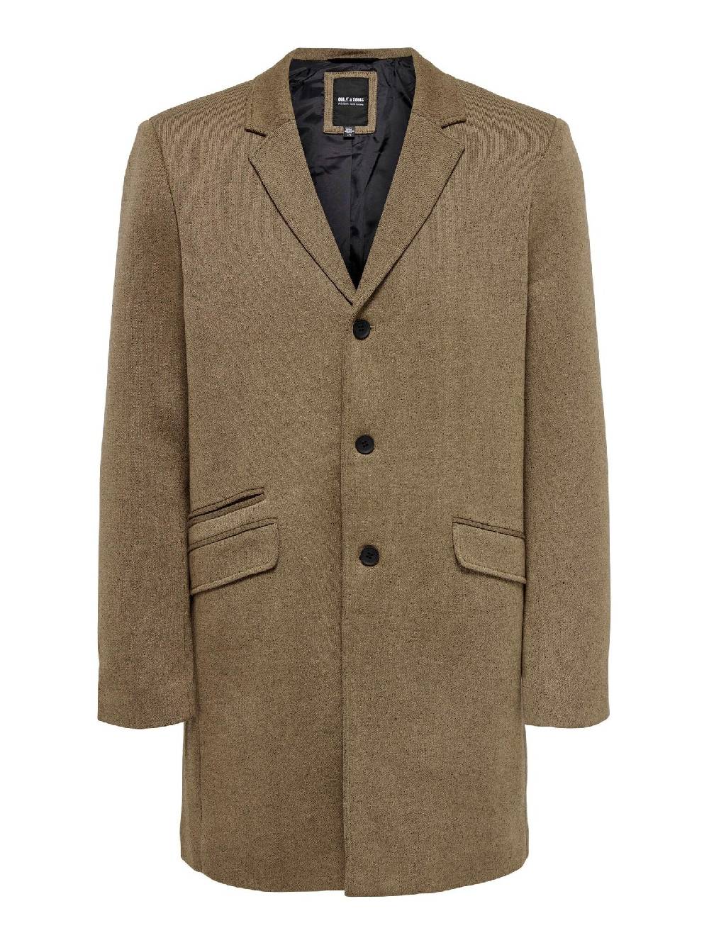 Only & Sons Onsjulian King Coat IN OTW VD CS (216332 Camel) Große Rabatte