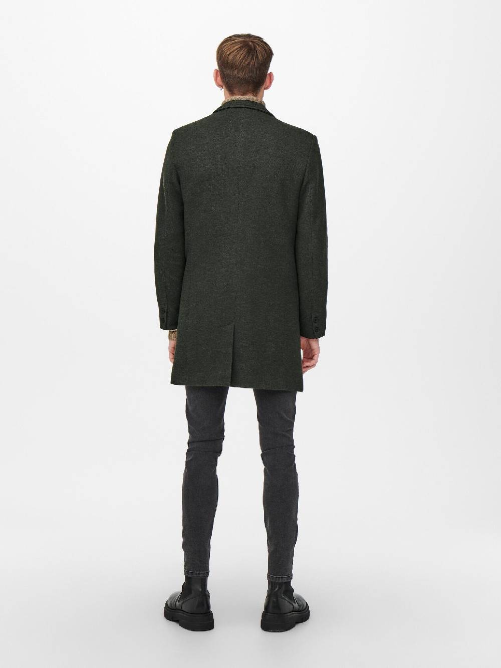 Only & Sons Onsjulian King Coat IN OTW VD CS (187719 Peat) Neuheiten