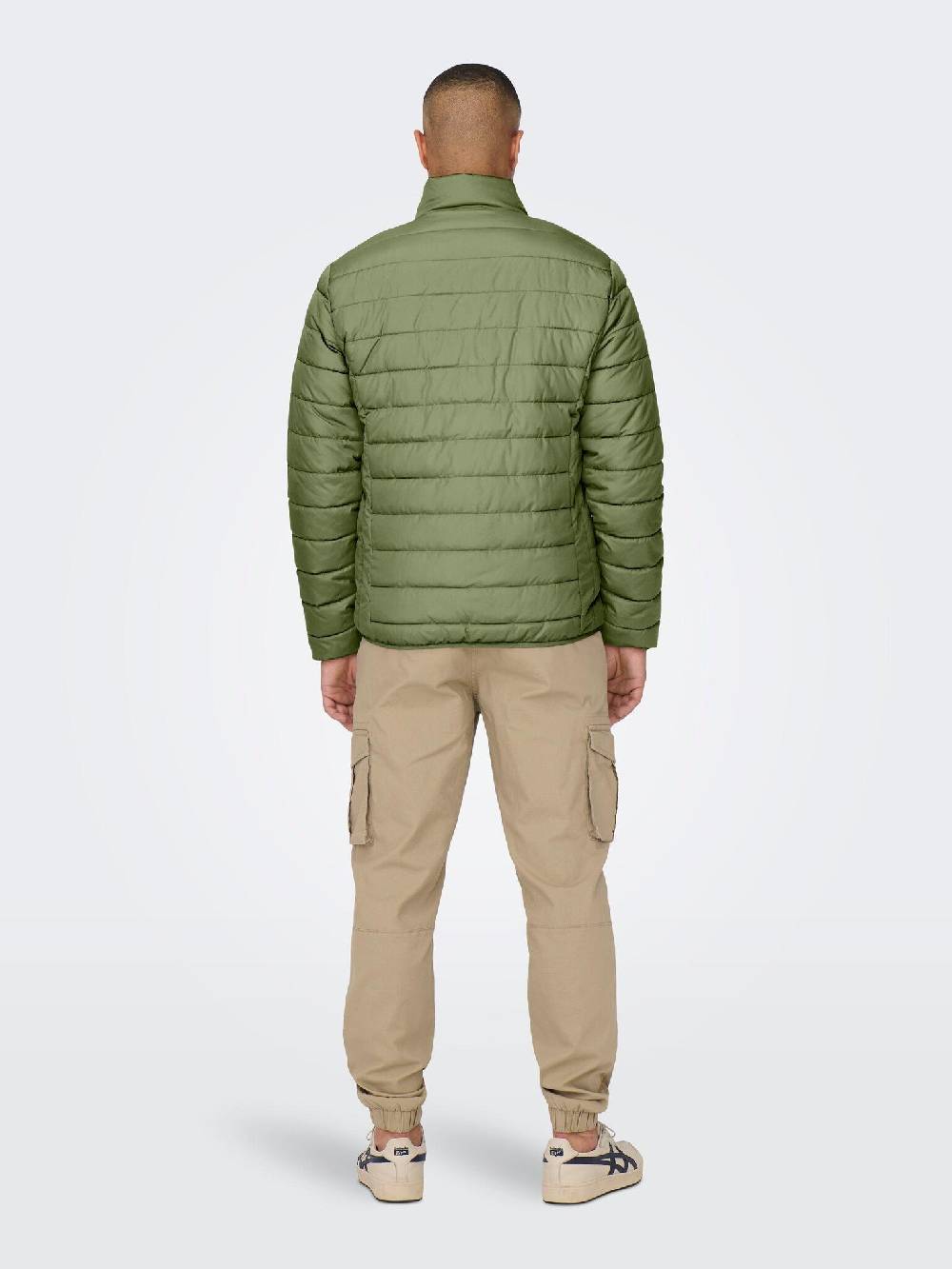 Only & Sons Onsbron Quilt Jacket OTW VD (279918 Winter Moss) Bestseller