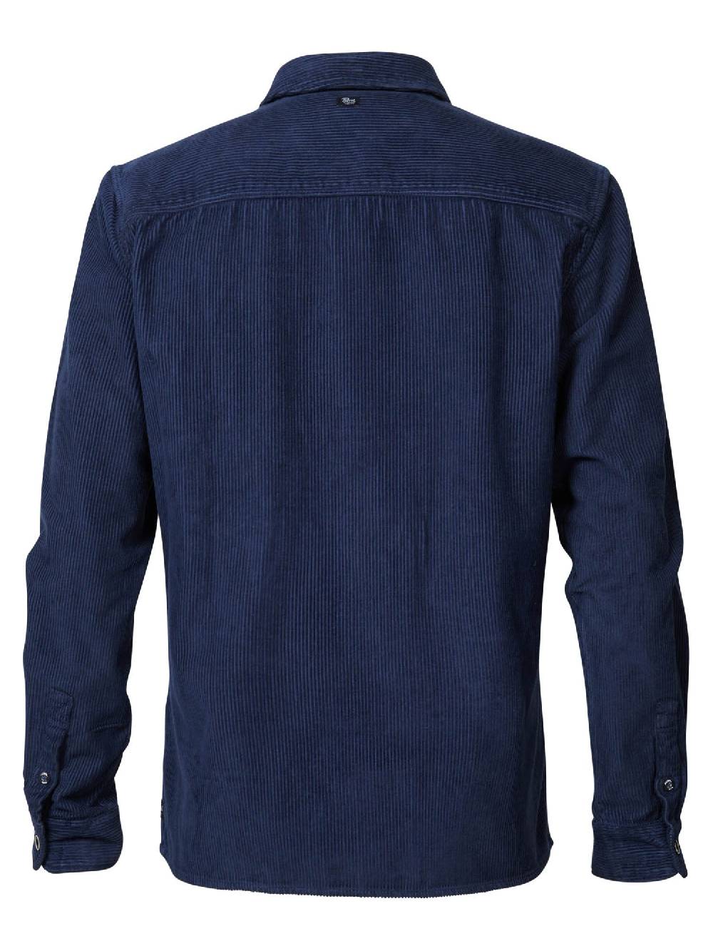 Petrol M-3030-Sil423 - Men Shirt Long Sleeve Uni (5152 Midnight Navy) VIP-Rabatte