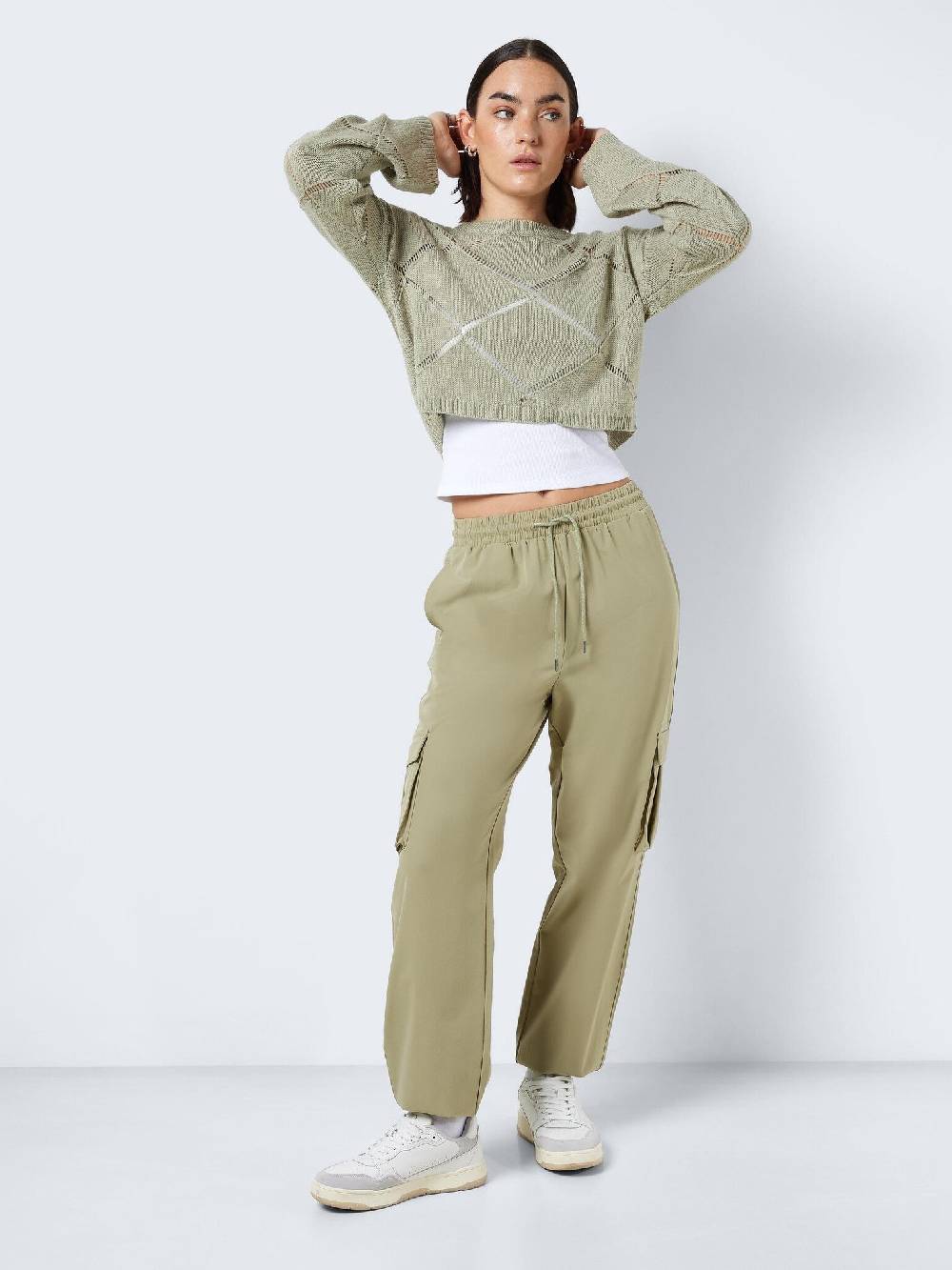 NOISY MAY KIRBY HW Cargo Pants (Sage) im Angebot