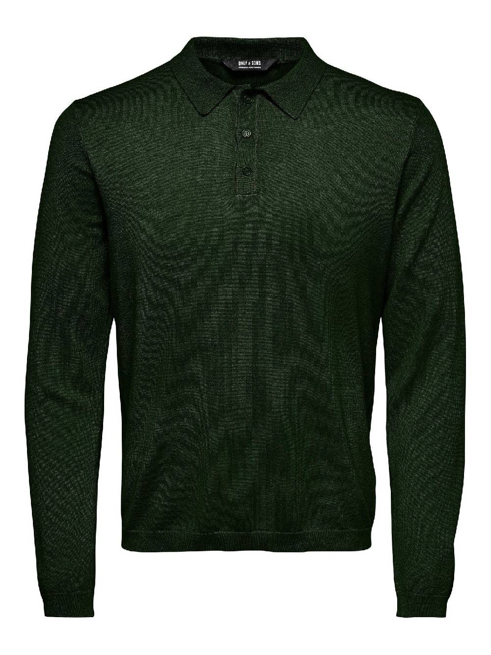 Only & Sons Onswyler Life REG 14 LS Polo Knit (218672 Rosin) Sonderangebot