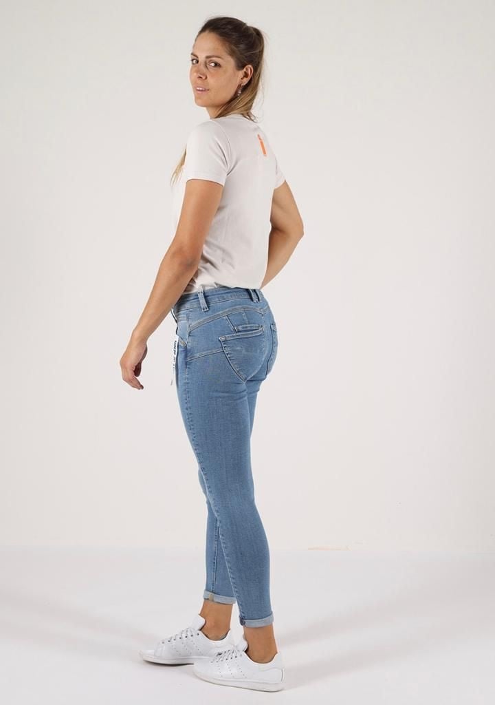 M.O.D ELLEN Skinny Raking Blue Begrenztes Angebot
