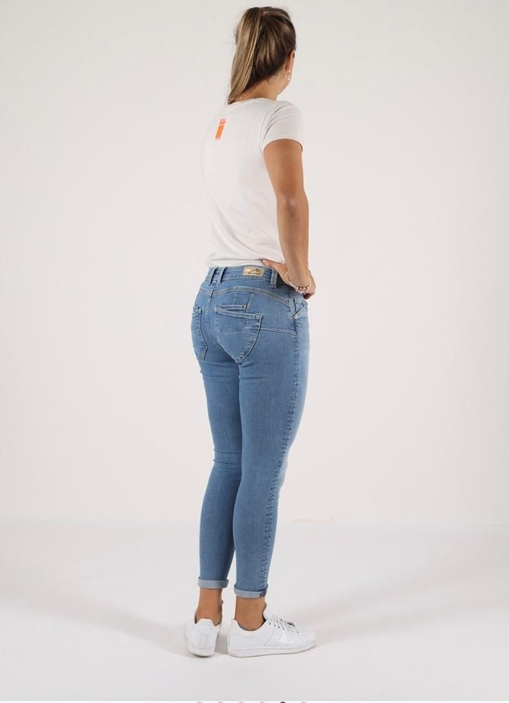 M.O.D ELLEN Skinny Raking Blue Begrenztes Angebot