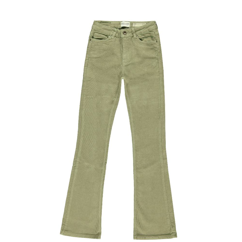 Cars Jeans Desiree Flare Corduroy L.Olive (37 Light Olive) Online Shopping