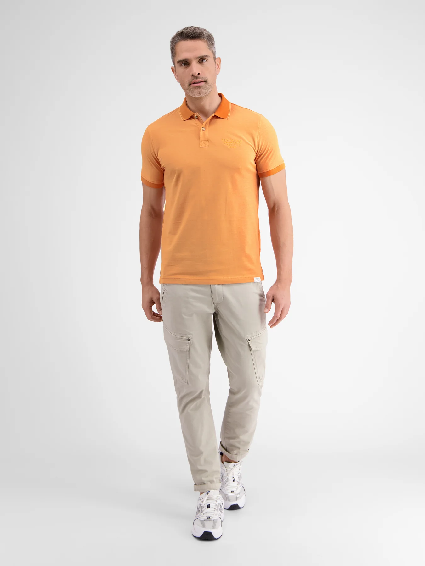 Lerros 2433239 TWEEKLEURIGE POLO (927 MELLOW PEACH) VIP-Rabatte