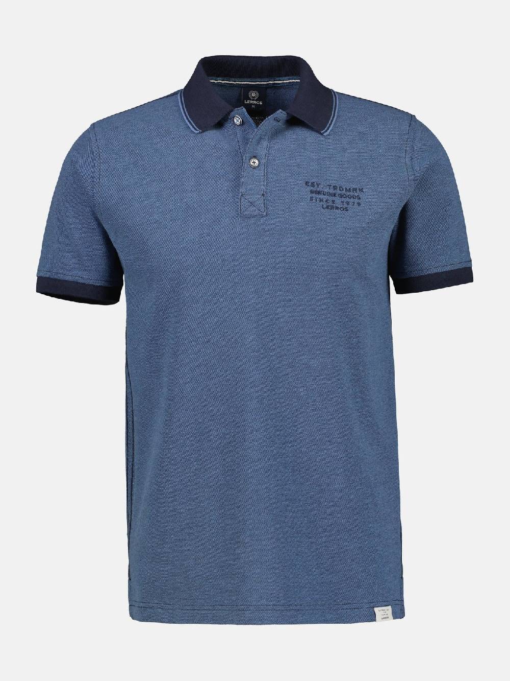 Lerros 2433239 TWEEKLEURIGE POLO (485 CLASSIC NAVY) Tiefpreis