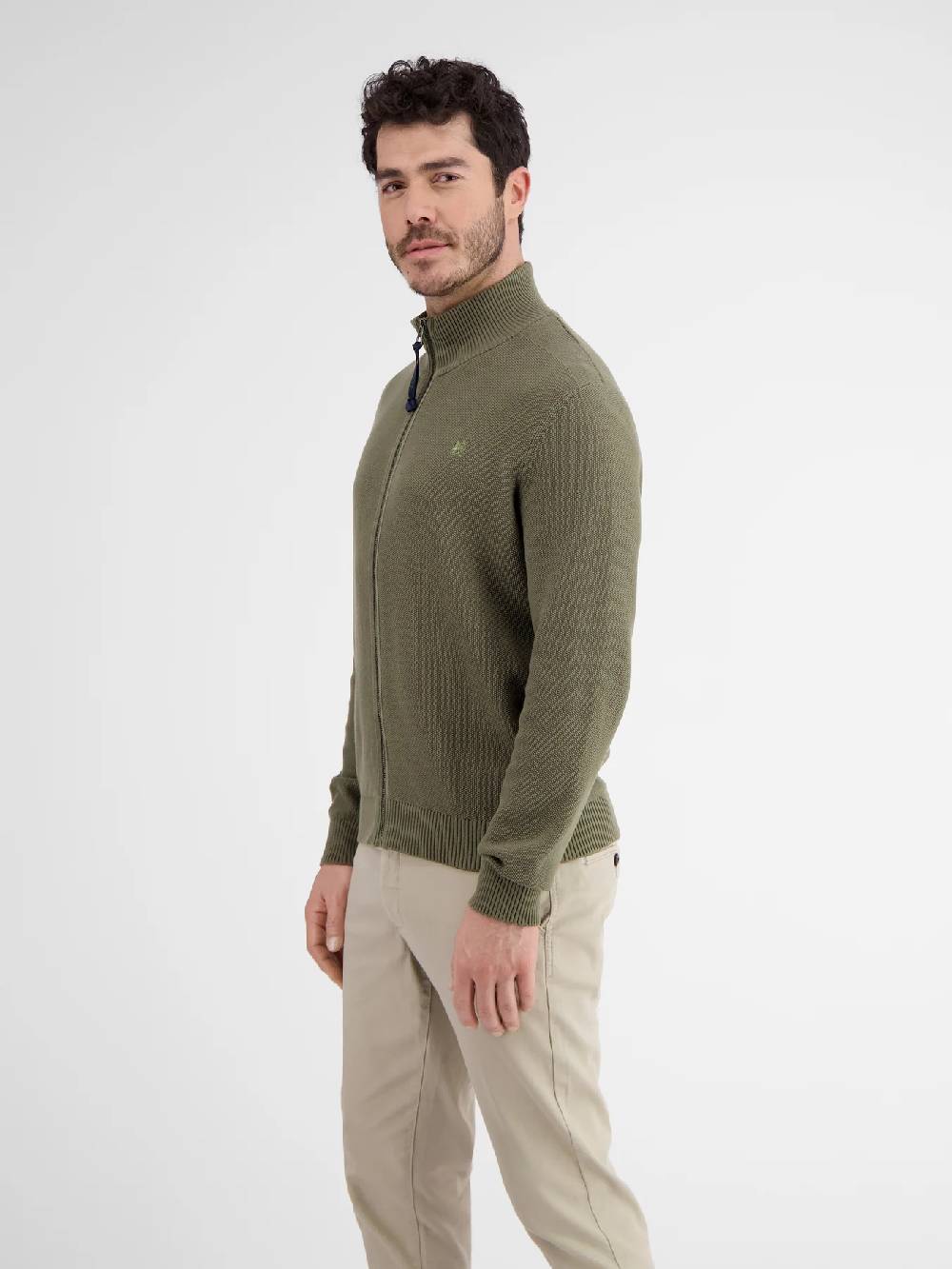 Lerros 23D5503 VEST MET OPSTAANDE KRAAG (659 AGED OLIVE) Wochenangebot