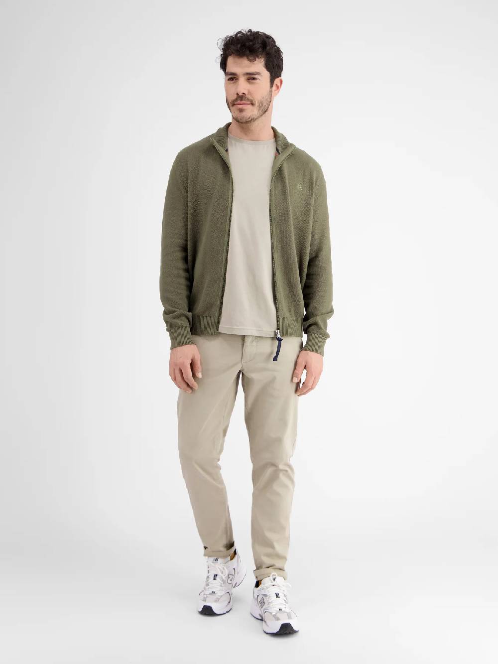 Lerros 23D5503 VEST MET OPSTAANDE KRAAG (659 AGED OLIVE) Wochenangebot