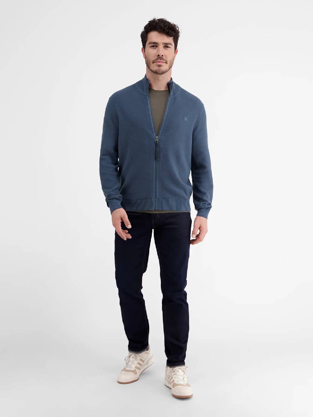 Lerros 23D5503 VEST MET OPSTAANDE KRAAG (448 STORM BLUE) Kostenlose Rückgabe