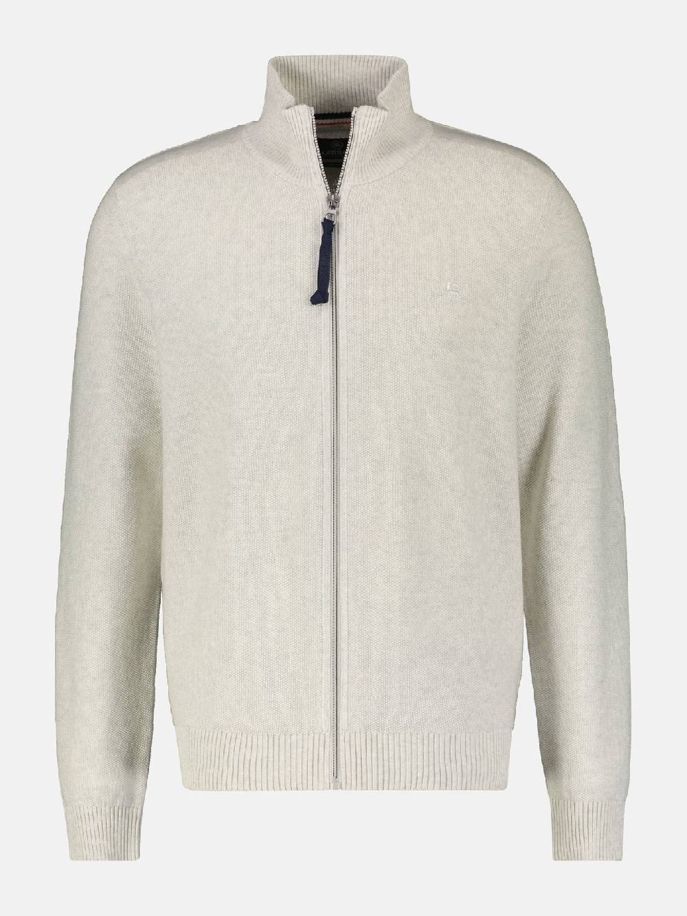 Lerros 23D5503 VEST MET OPSTAANDE KRAAG (127 FOG WHITE MELANGE) Begrenzte Freigabe