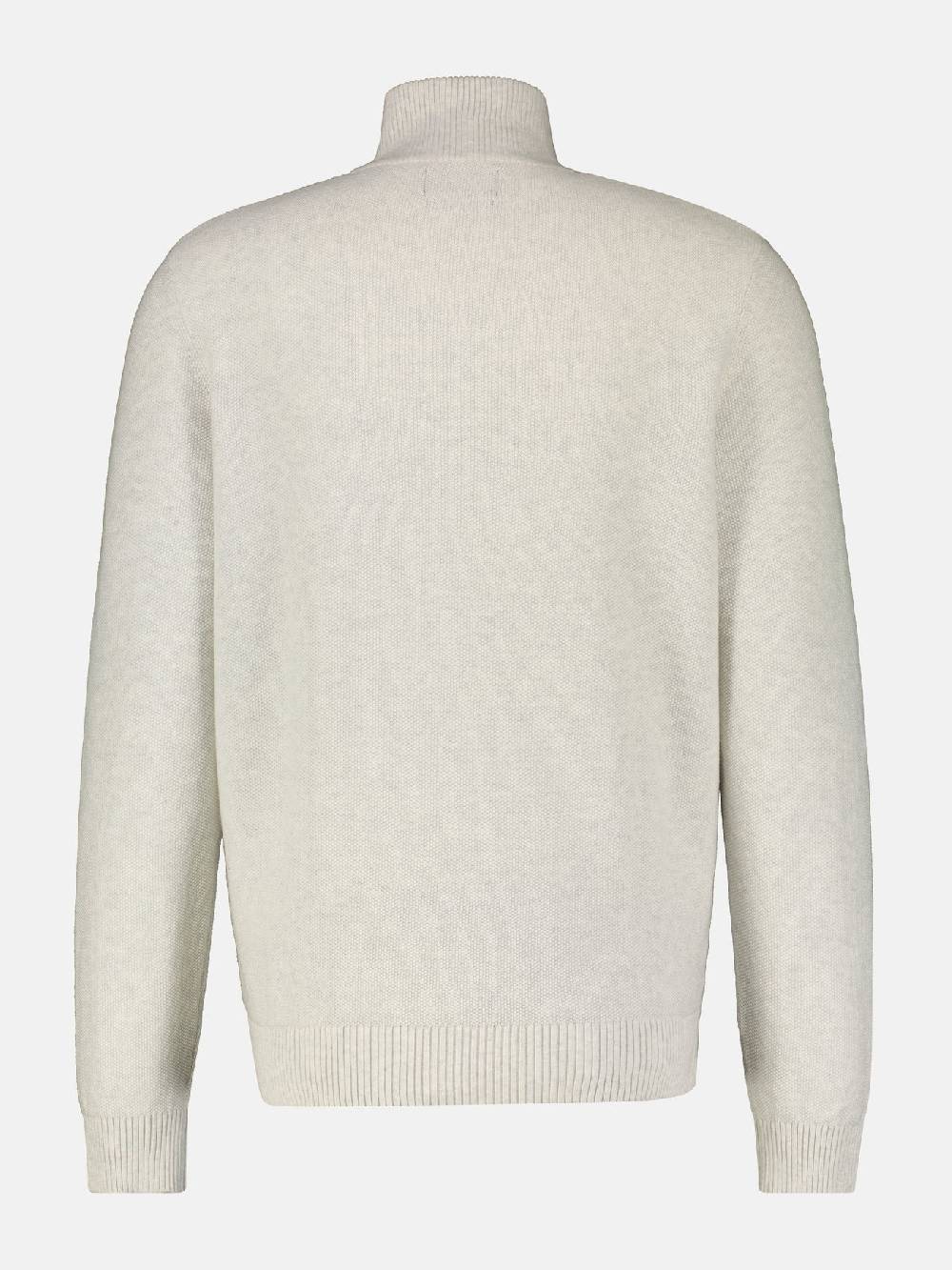 Lerros 23D5503 VEST MET OPSTAANDE KRAAG (127 FOG WHITE MELANGE) Begrenzte Freigabe
