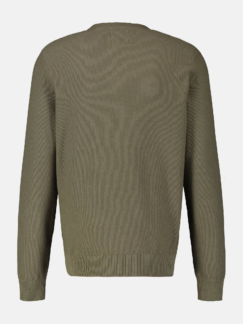 Lerros 23D5001 GEBREIDE TRUI MET RONDE HALS (659 AGED OLIVE) JETZT KAUFEN
