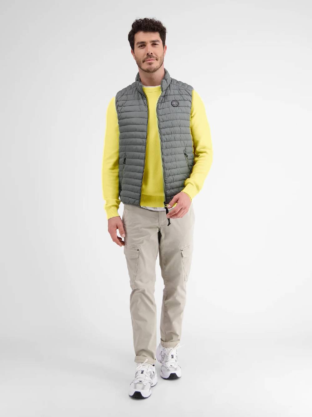 Lerros 23D5001 GEBREIDE TRUI MET RONDE HALS (518 PURE LEMON) Letzte 2 Tage