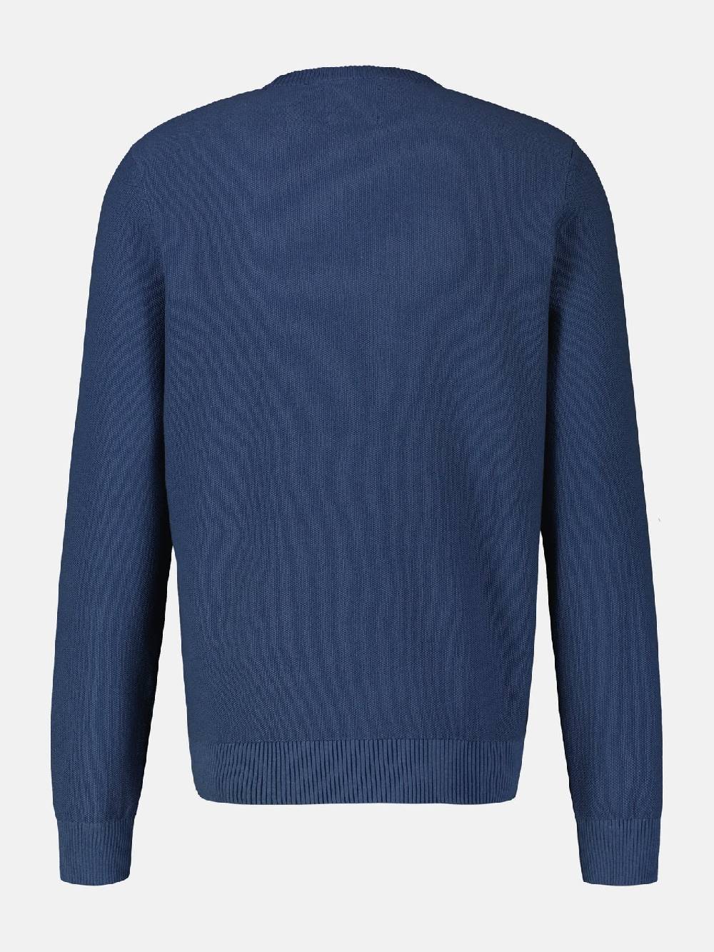 Lerros 23D5001 GEBREIDE TRUI MET RONDE HALS (448 STORM BLUE) Letzter Tag