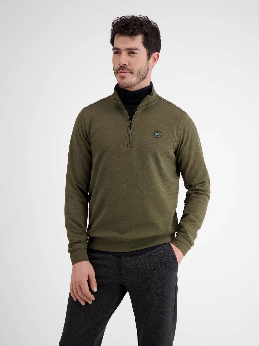 Lerros 23D4402 GESTRUCTUREERDE SWEATBROEK (659 AGED OLIVE) Bis zu 60% Rabatt