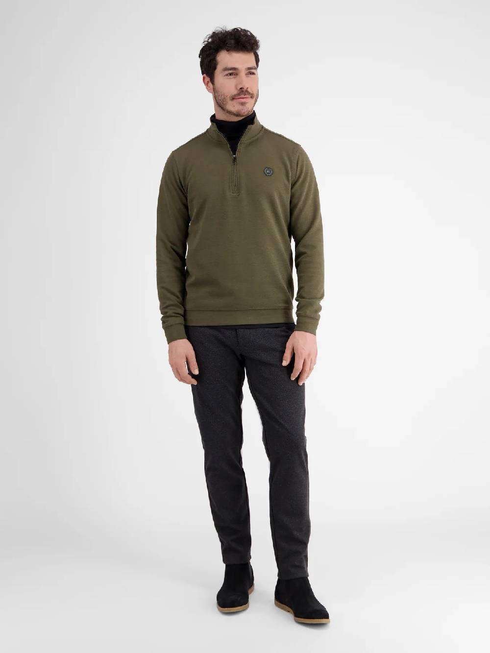 Lerros 23D4402 GESTRUCTUREERDE SWEATBROEK (659 AGED OLIVE) Bis zu 60% Rabatt