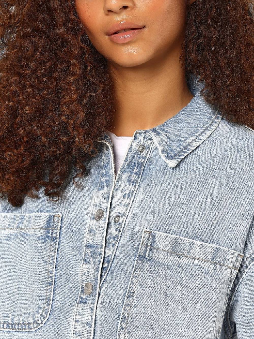 NOISY MAY NMALVA L/S DENIM SHACKET Hotsell