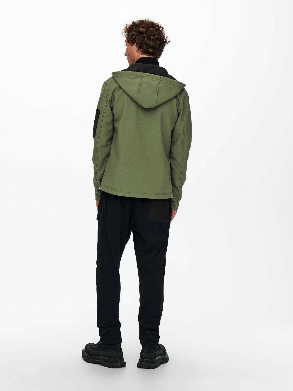Only & Sons ONSBRAD Hood softshell jacket otw (Olive Night/Black) Heißer Verkauf