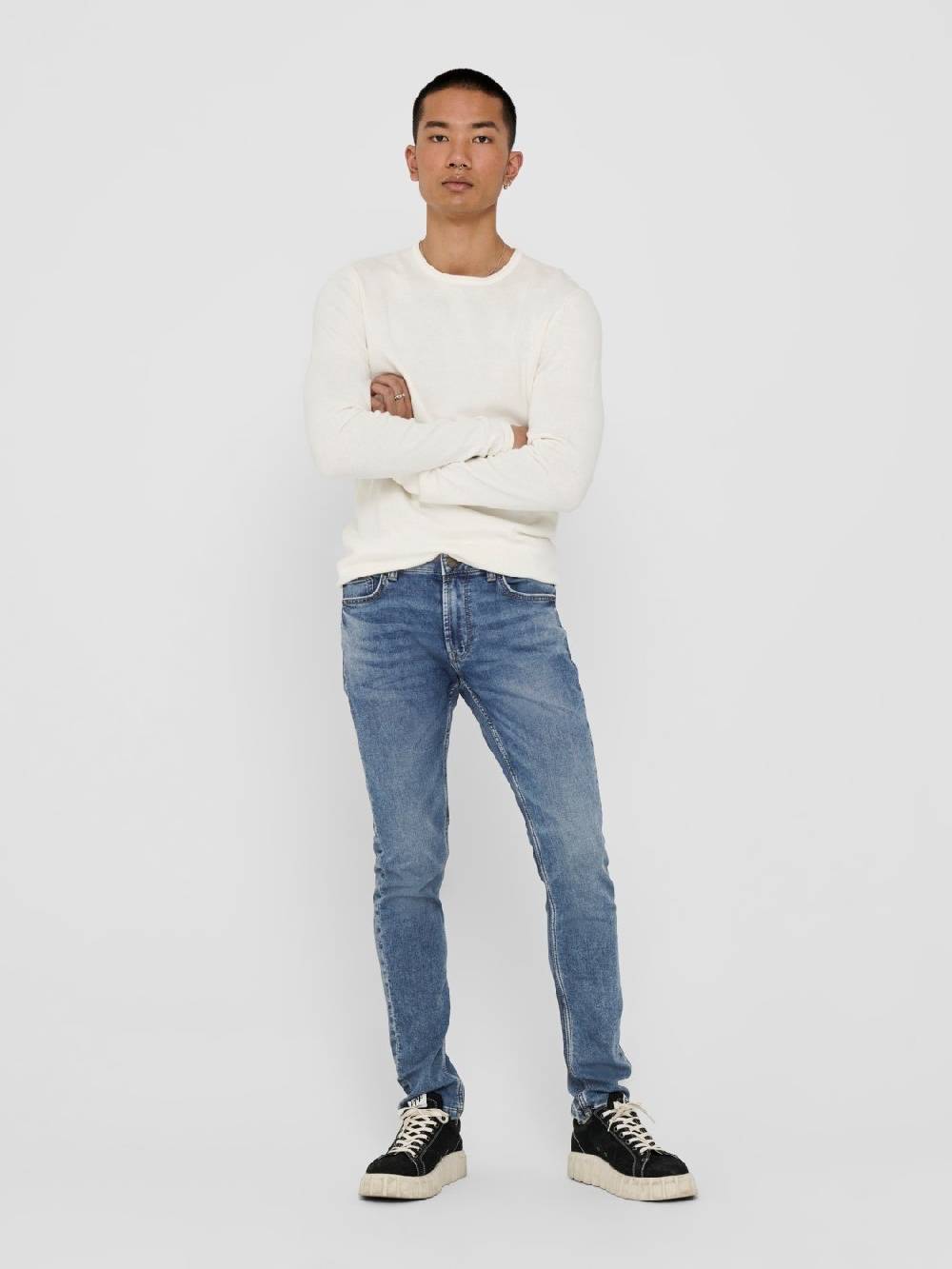 Only & Sons ONSLOOM Life Slim Blue Jog (PK 8653) Riesige Rabatte