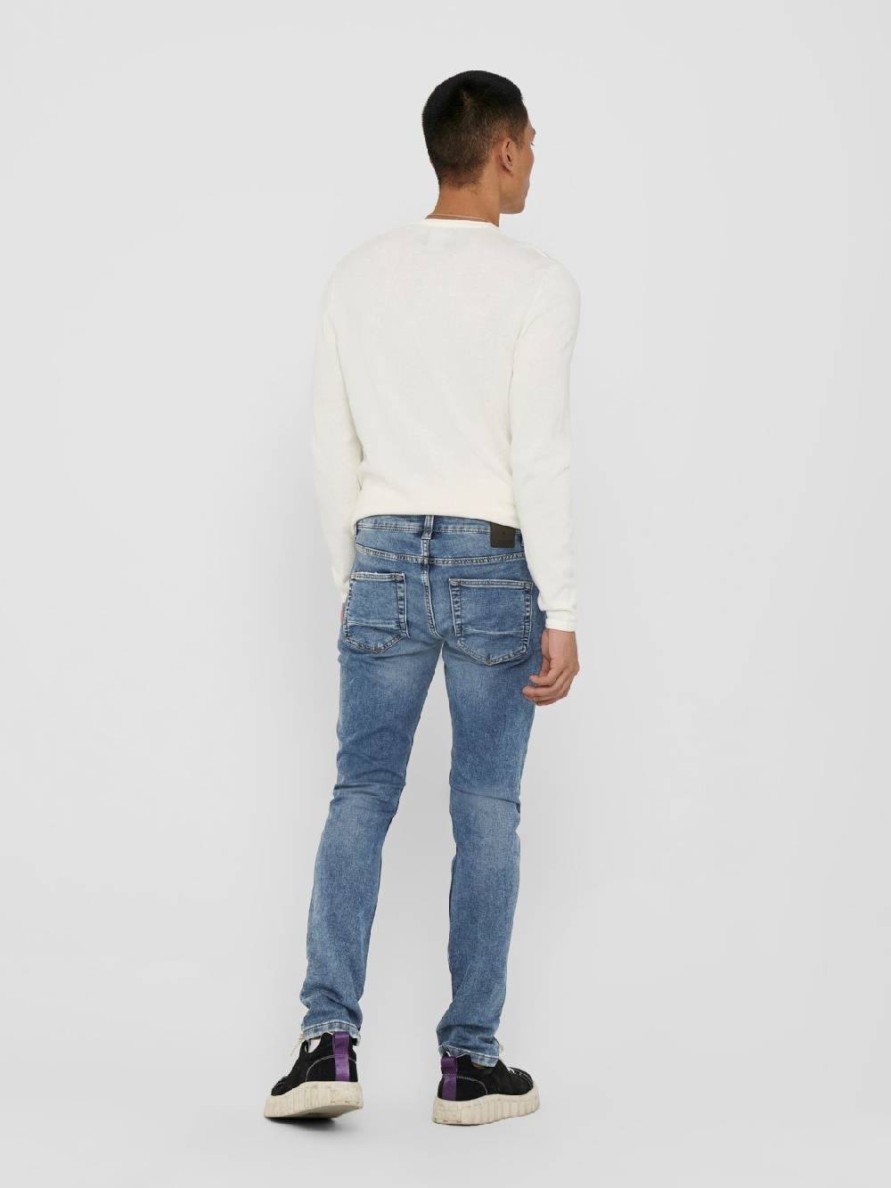 Only & Sons ONSLOOM Life Slim Blue Jog (PK 8653) Riesige Rabatte