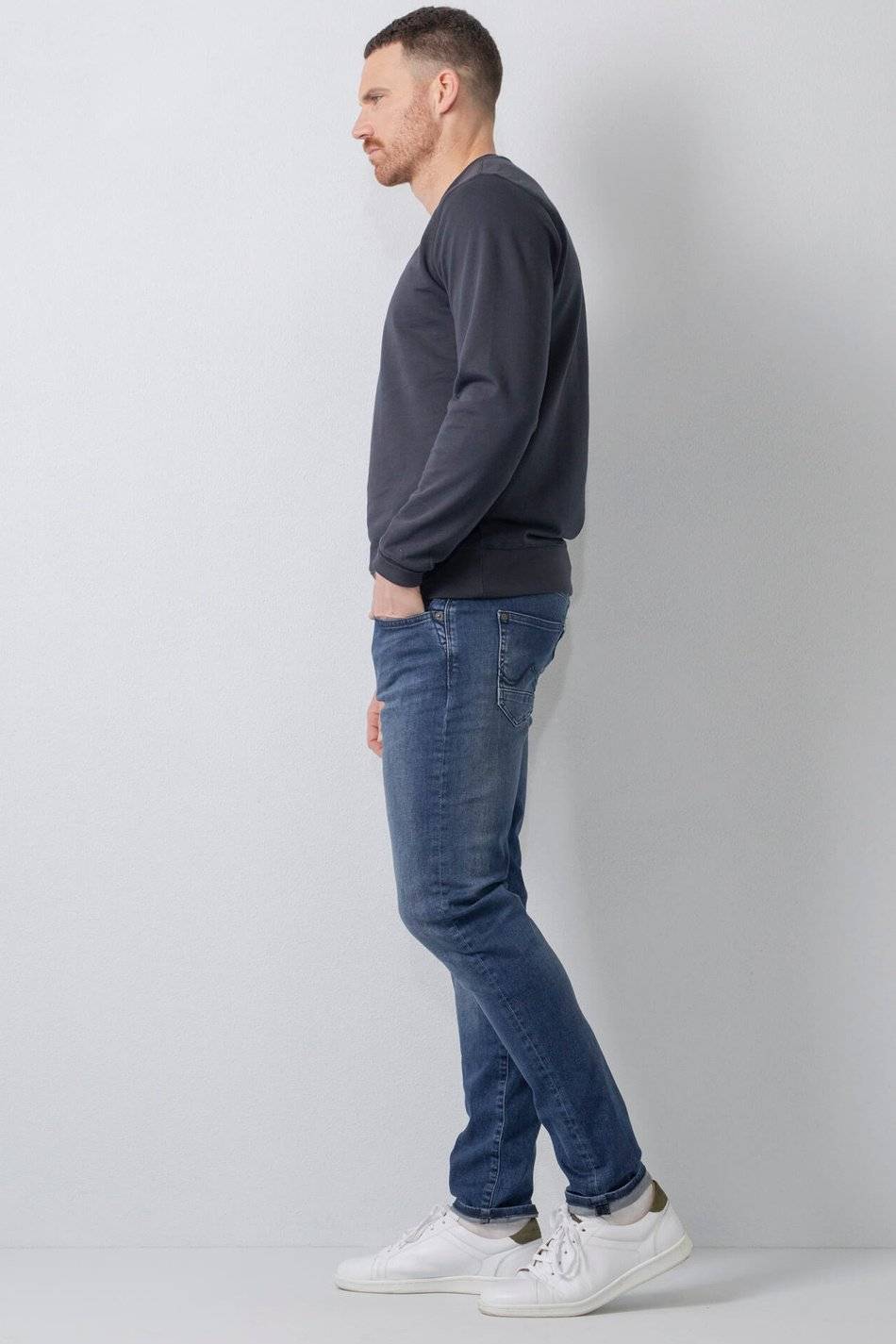 Petrol SEAHAM - Men Denim Slim Fit (5804 Dark Coated) Clearance-Verkauf