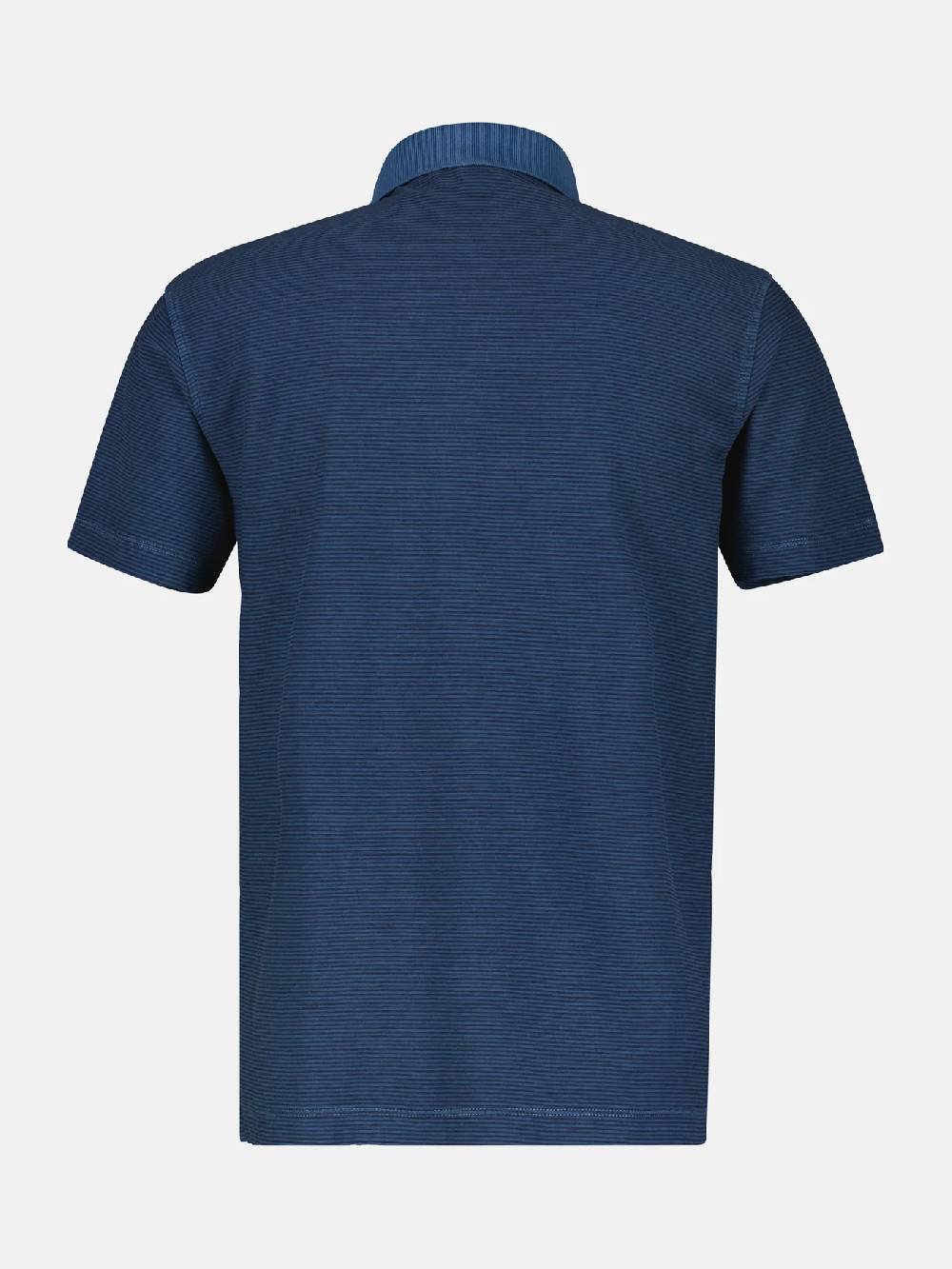 Lerros 2423211 GESTREEPT POLOSHIRT (448 STORM BLUE) Auslauf
