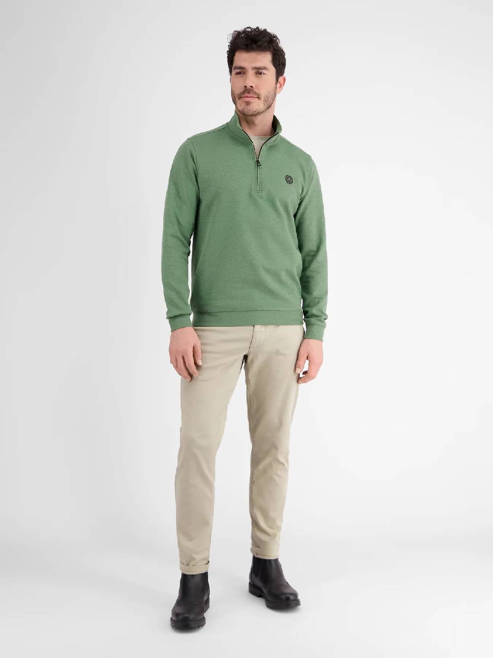 Lerros 23D4402 GESTRUCTUREERDE SWEATBROEK (612 SAGE GREEN) Verkauf
