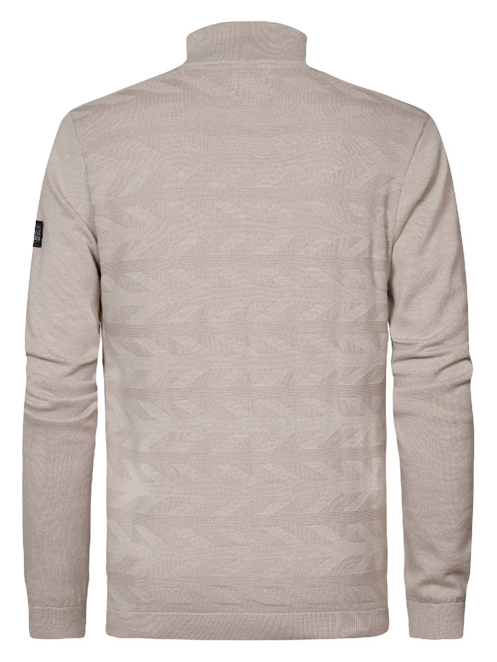 Petrol M-1040-KWC212 MEN KNITWEAR COLLAR CARDIGUAN (Sand Dust 7128) Günstiger Verkauf