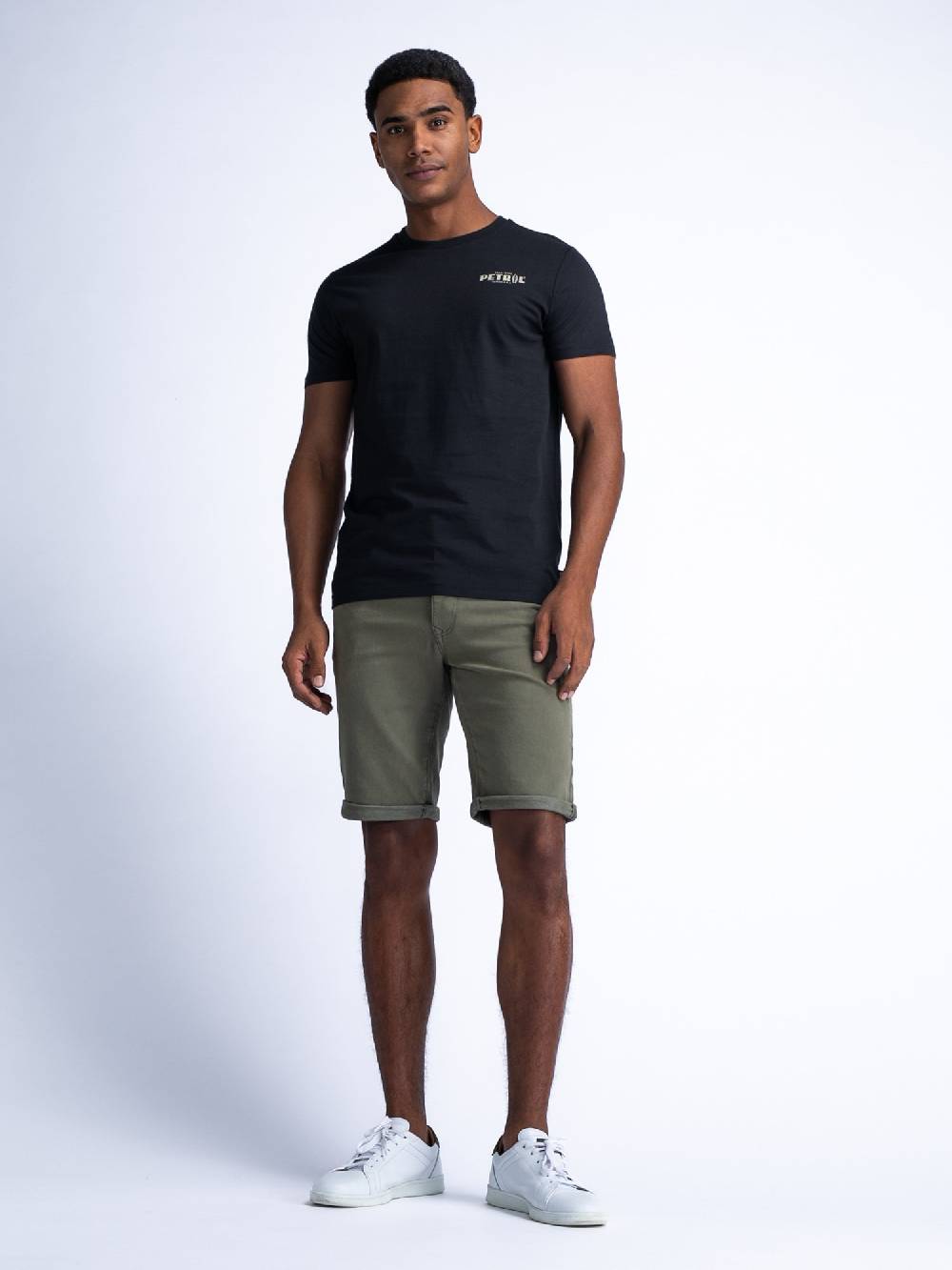 MEN SHORT DENIM M-1040-SHO005 (dusty army 6134) Cyber Monday