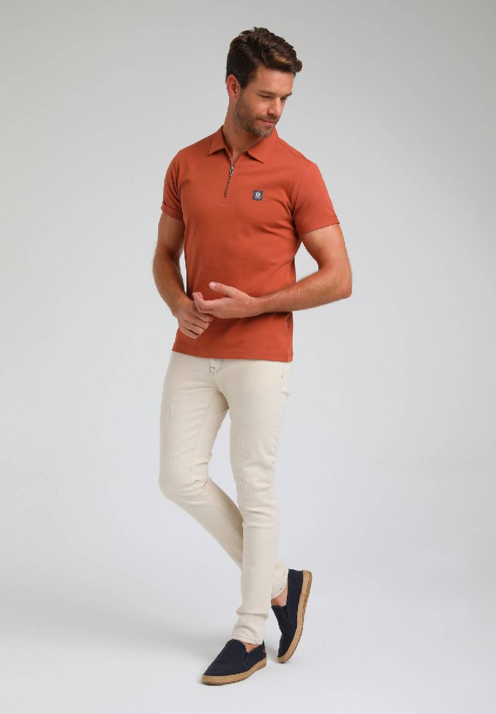 Gabbiano Poloshirt - (233532 Terra) Saisonale Angebote